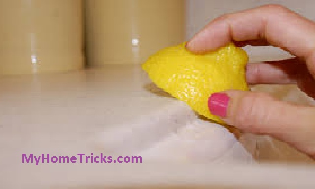 Cleaning with lemon 1