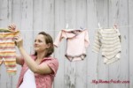 Cleaning baby clothes