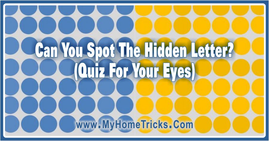 Can You Spot The Hidden Letter? (Quiz)
