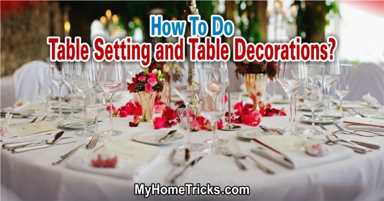 Table Setting - Table Decorations