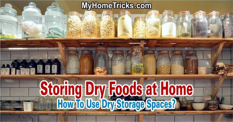 Storing Dry Foods Storage Space