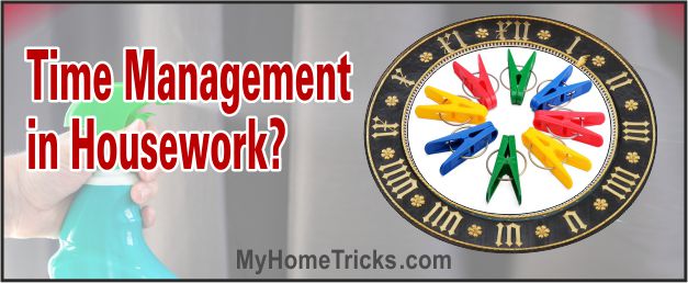 time management in households chores