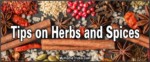 Useful Tips for Using Herbs and Spices 3